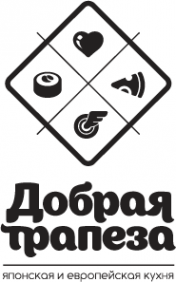Логотип компании Добрая трапеза служба доставки суши